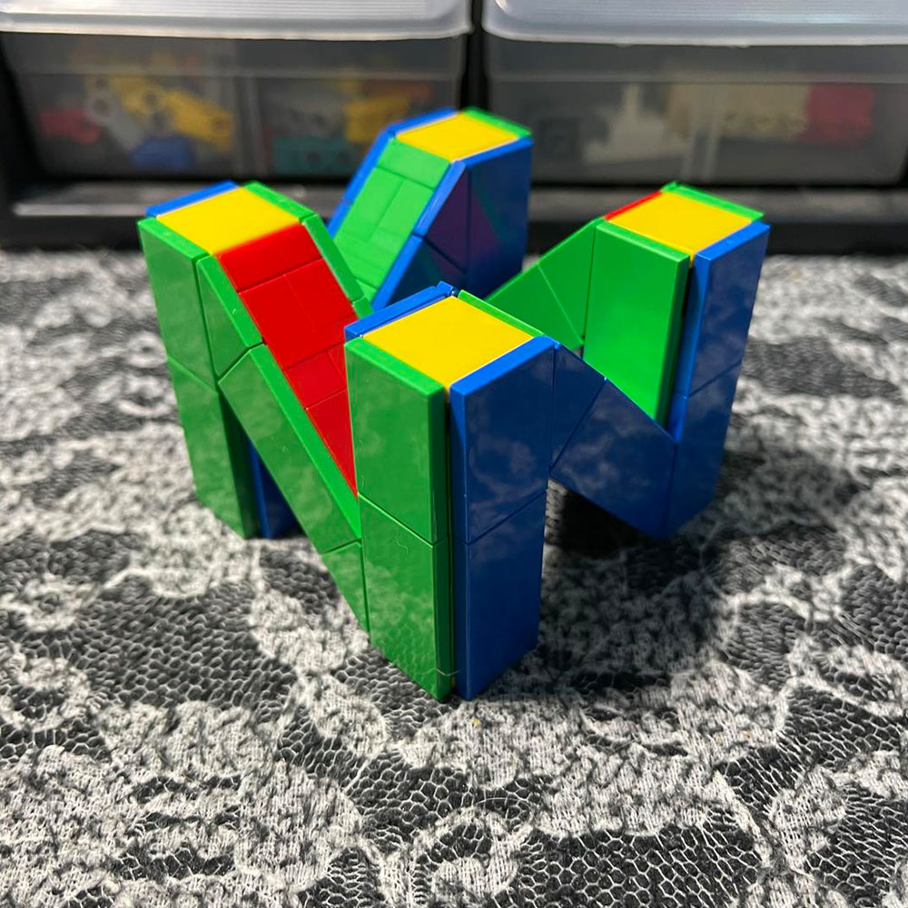 Kids Education Logo - MOC-225423 Creative Desktop Ornament Building Blocks