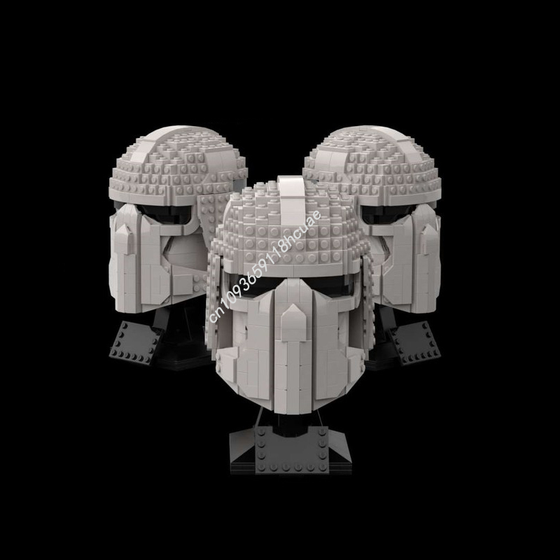 Kids Education Film - 720PCS MOC Star Battle Helmet Snowtrooper