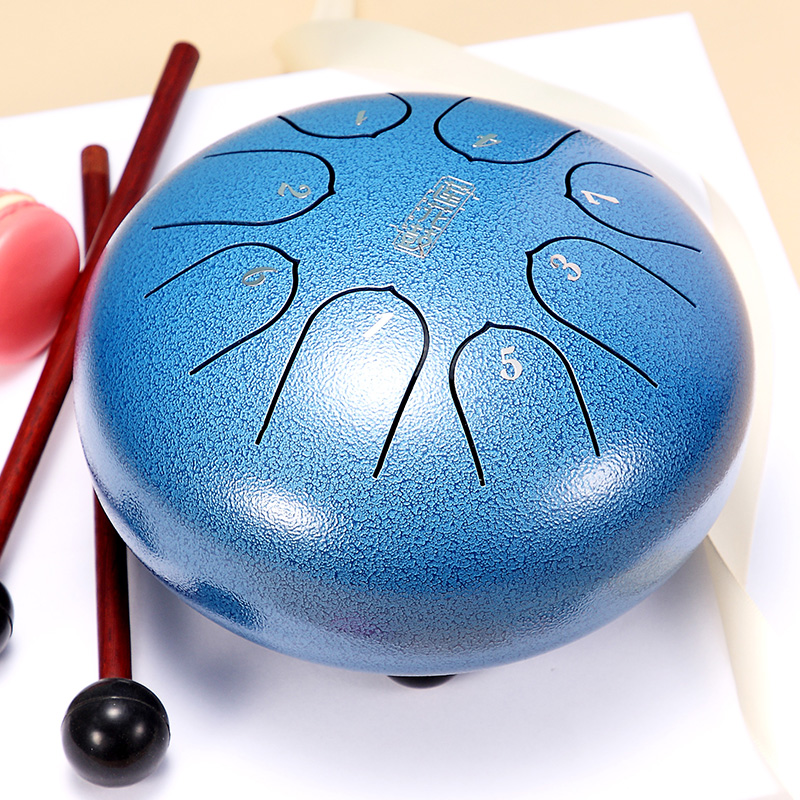 Kids Yoga Education - 6 Inch Steel Tongue Drum Multi‑Color