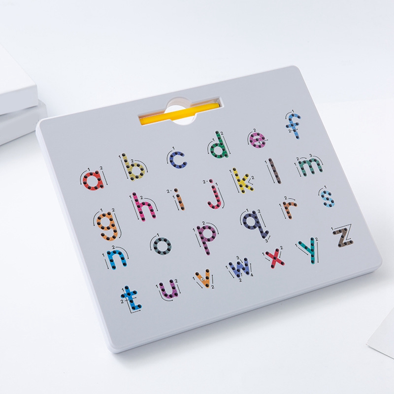 Magnetic Letter Board - [Set of ],2Pcs Magnetic Alphabet Trace