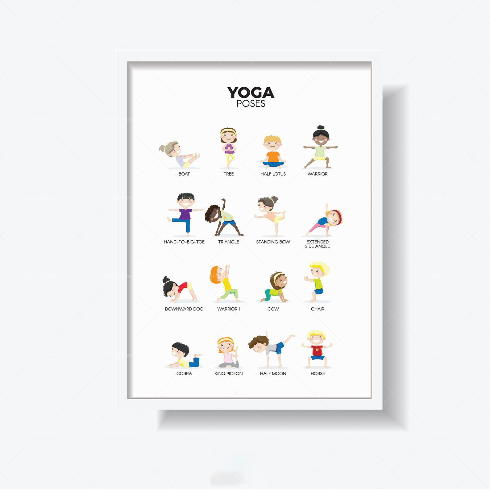 YOGA POSES Practical Life Kids - Kids Yoga Education ulasan dan harga