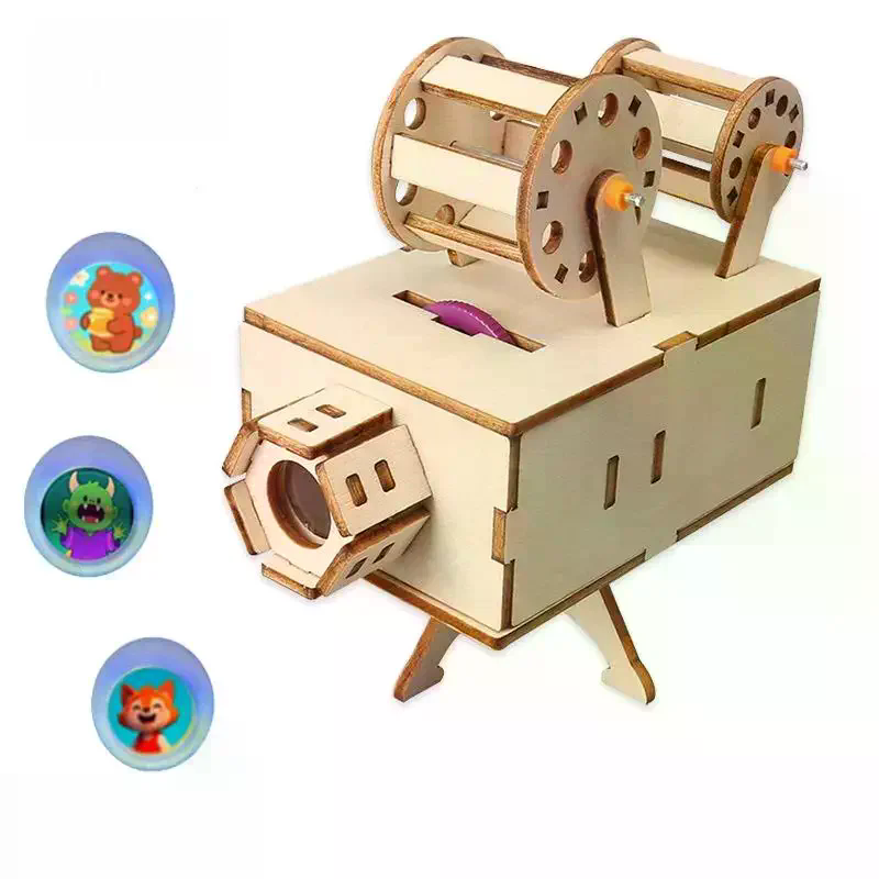 1 Set Wooden DIY Film Projecto - Kids Education Film ulasan dan harga