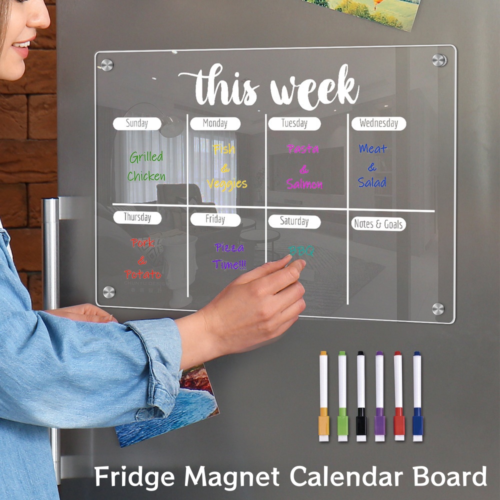 Fridge Magnet Calendar Board W - Magnetic Letter Board ulasan dan harga