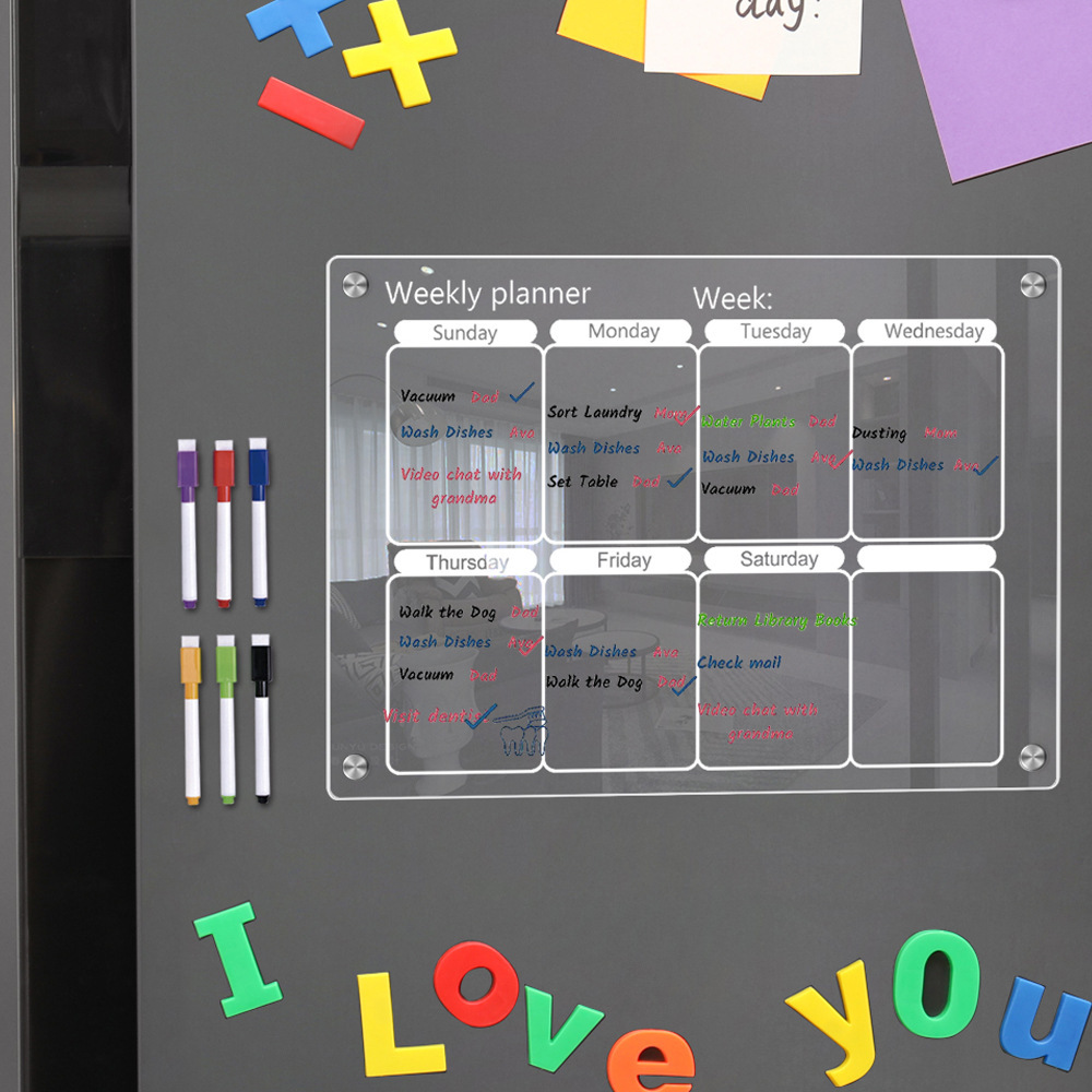 Fridge Magnet Calendar Board W - Magnetic Letter Board ulasan dan harga