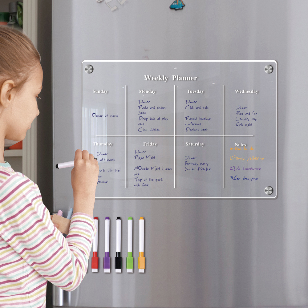 Fridge Magnet Calendar Board W - Magnetic Letter Board ulasan dan harga