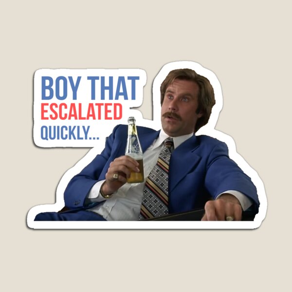 Anchorman Will Ferrell Boy Tha - Magnetic Letter Board ulasan dan harga