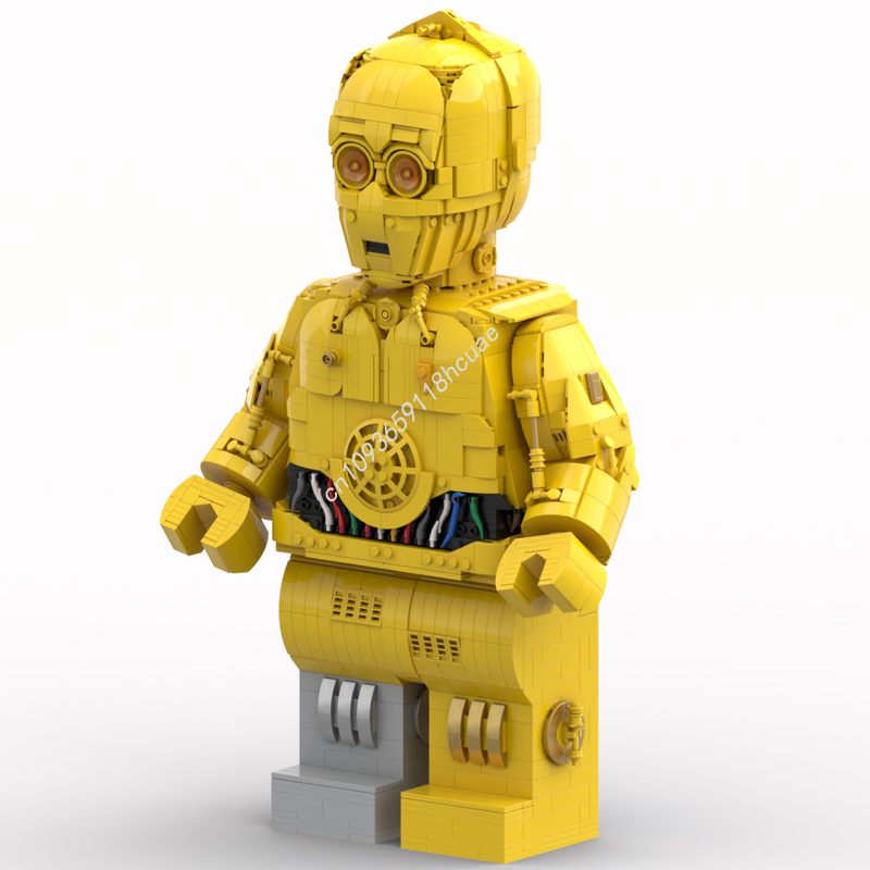 2545PCS MOC Star Battle C-3PO  - Kids Education Film ulasan dan harga