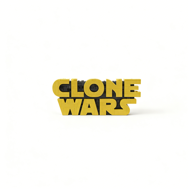 742pcs MOC Clone Wars Logo Sta - Kids Education Logo ulasan dan harga