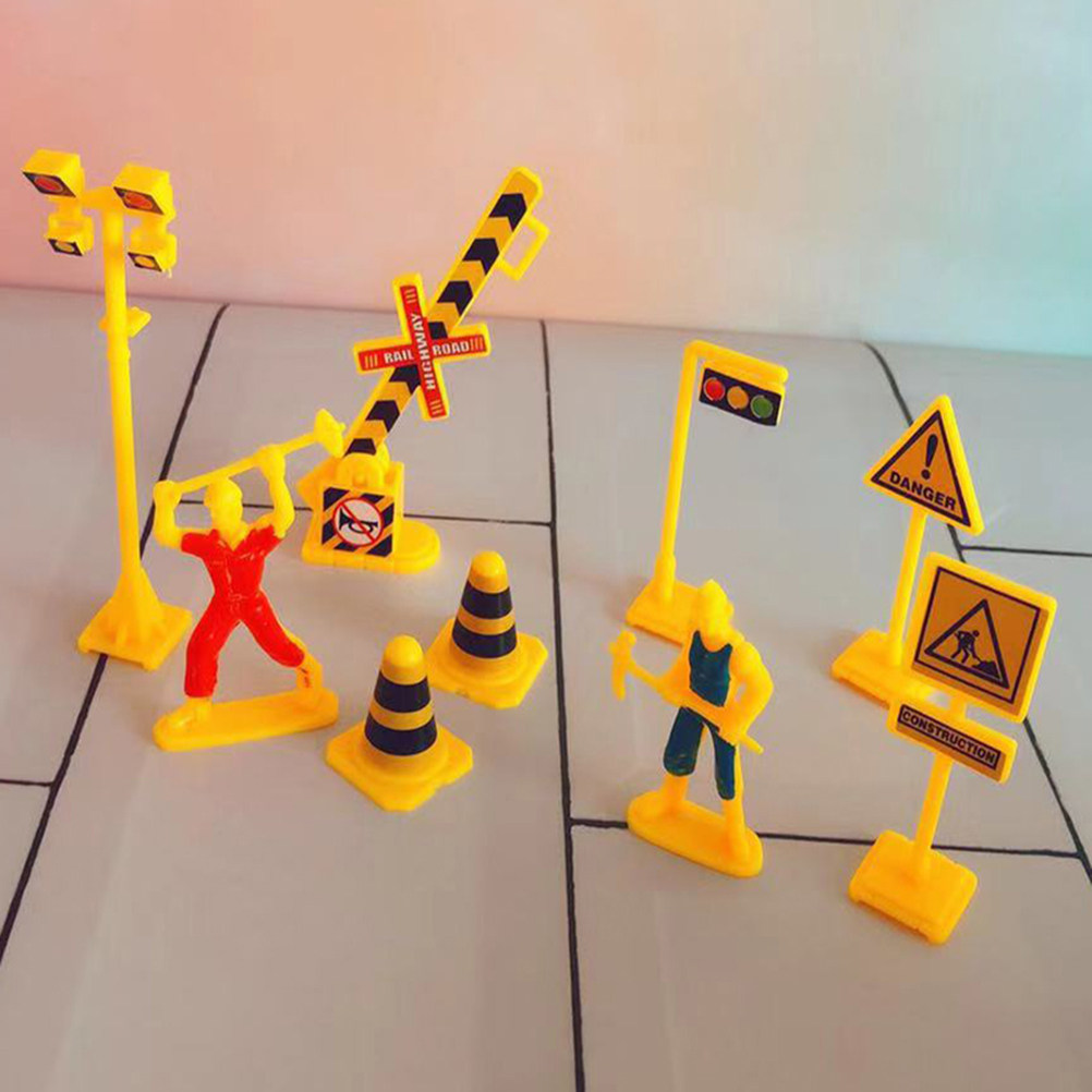 63Pcs Traffic Signs Learning K - Kids Education Logo ulasan dan harga