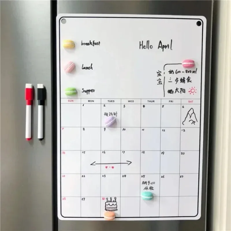 Fridge Magnetic Calendar Board - Magnetic Letter Board ulasan dan harga
