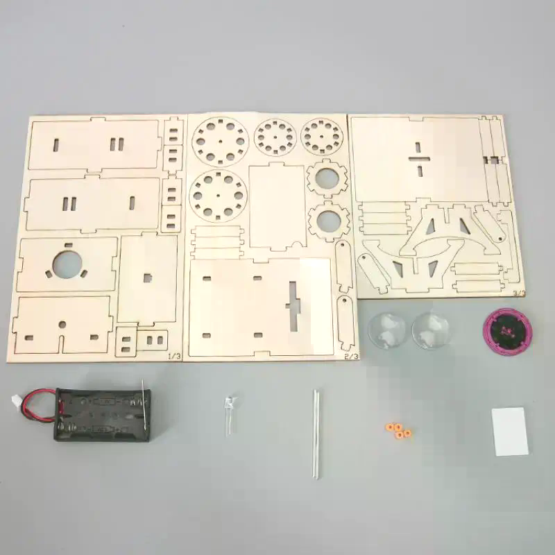 1 Set Wooden DIY Film Projecto - Kids Education Film ulasan dan harga