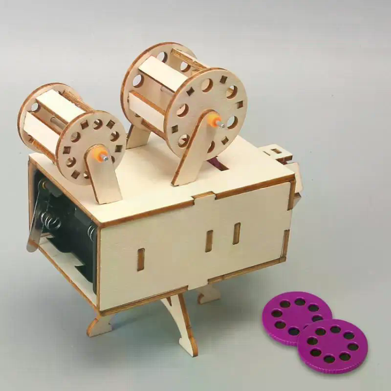 Wooden Film Projector DIY Scie - Kids Education Film ulasan dan harga