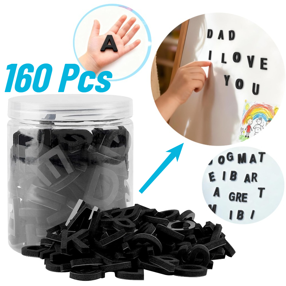 160pcs Decorative Magnetic EVA - Magnetic Letter Board ulasan dan harga
