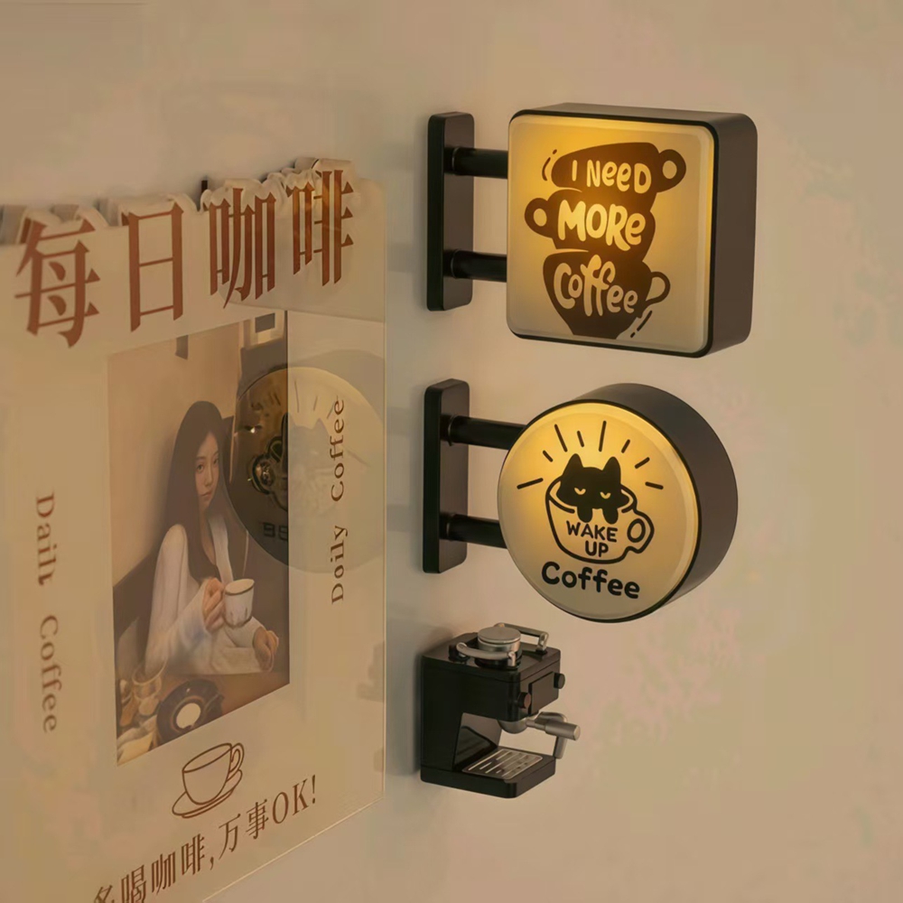 American Coffee Shop Illuminat - Magnetic Letter Board ulasan dan harga
