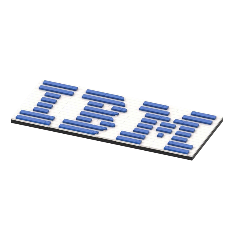 206pcs MOC Logo IBM Classic Mo - Kids Education Logo ulasan dan harga