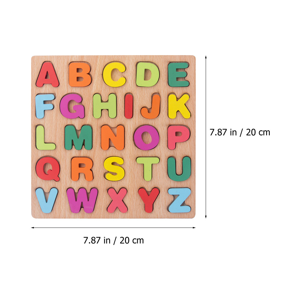 2Sets Colorful Wooden Alphabet - Abc Kids Early Education ulasan dan harga