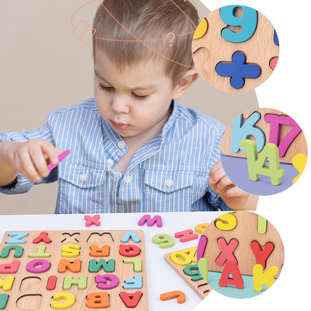 2Sets Colorful Wooden Alphabet - Abc Kids Early Education ulasan dan harga