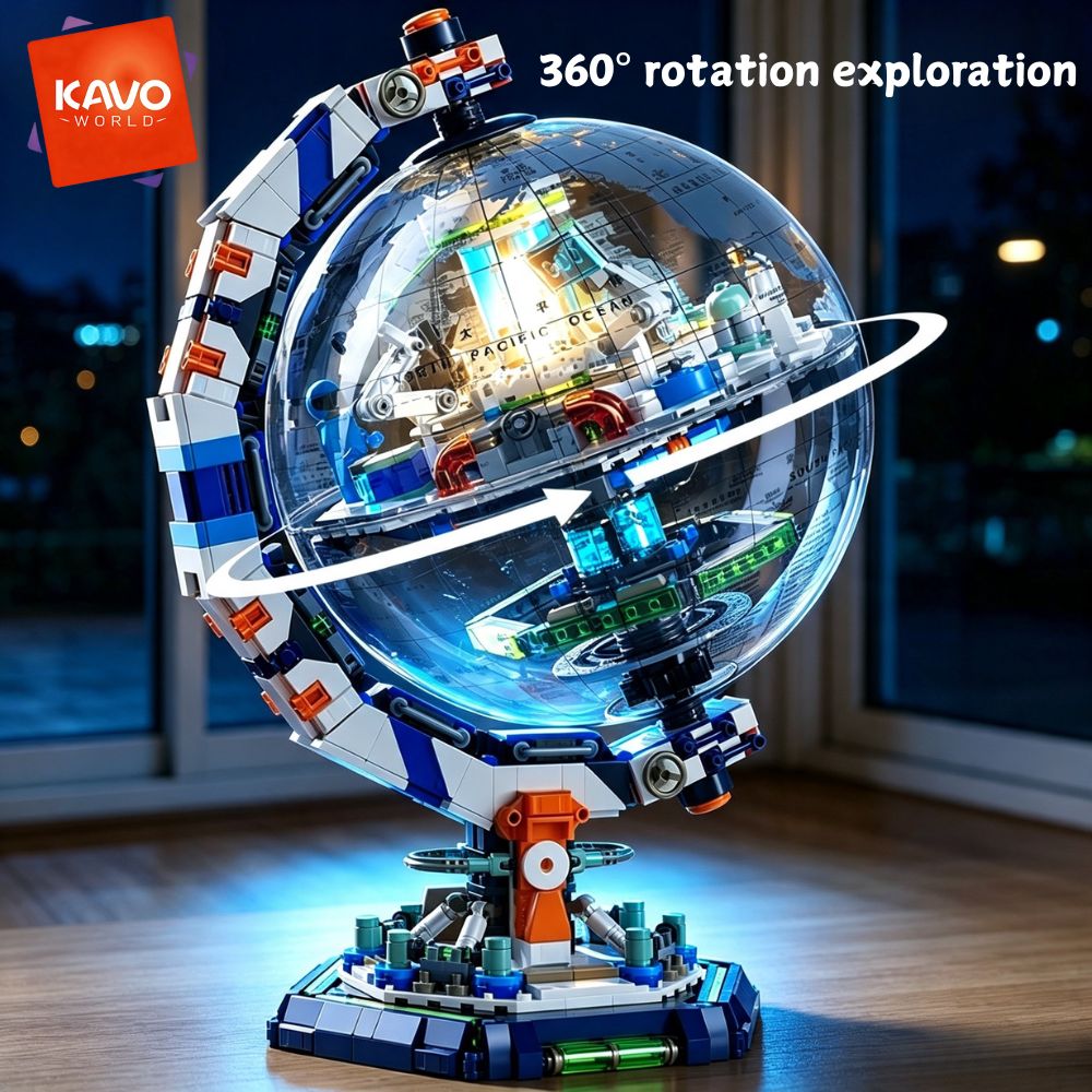 KAVOWORLD 1793pcs Space Statio - Puzzle Map World ulasan dan harga