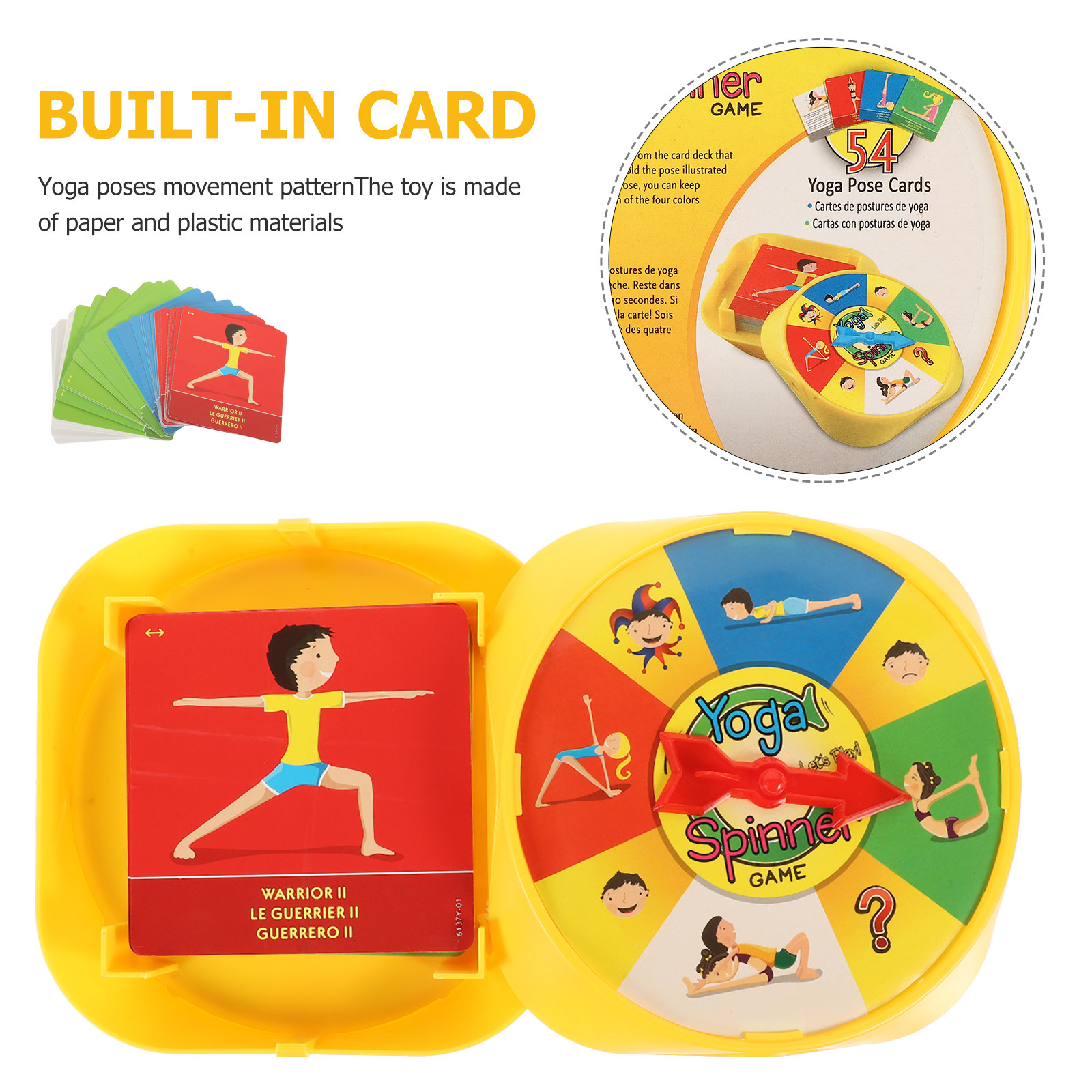 1Set Yoga Interactive Game Car - Kids Yoga Education ulasan dan harga