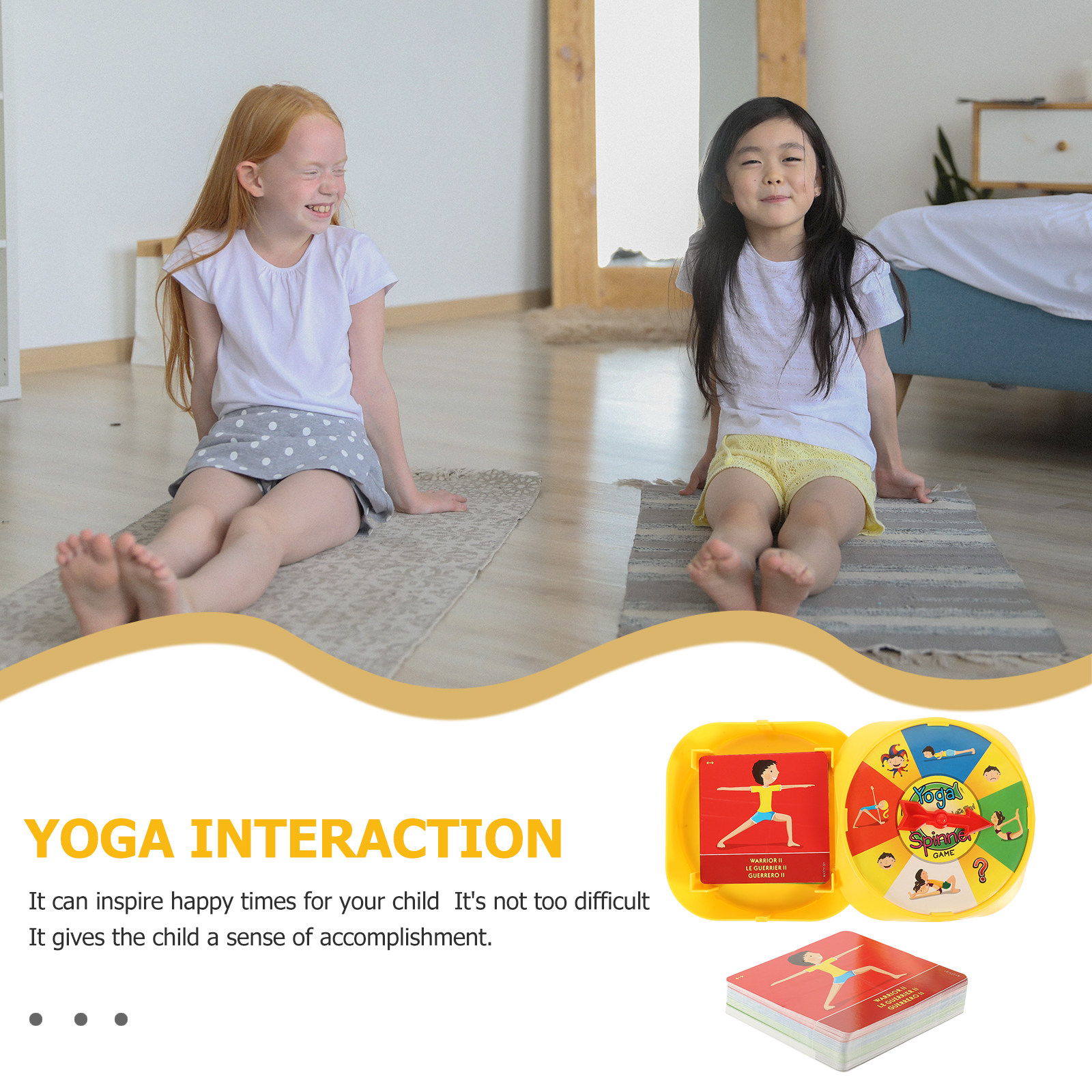 1Set Yoga Interactive Game Lon - Kids Yoga Education ulasan dan harga