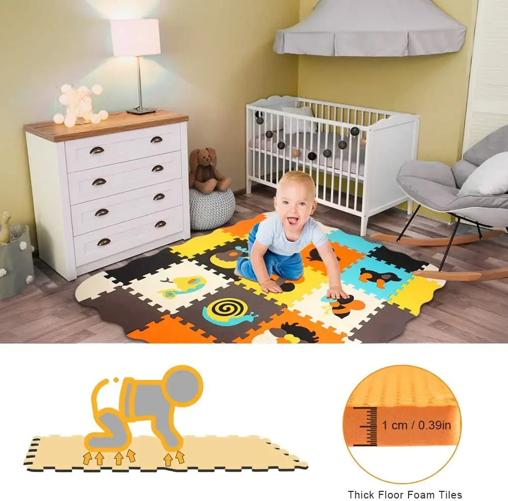 Animal Pattern Baby Play Mat P - Kids Yoga Education ulasan dan harga